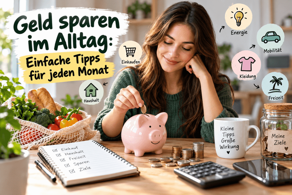 Geld sparen im Alltag